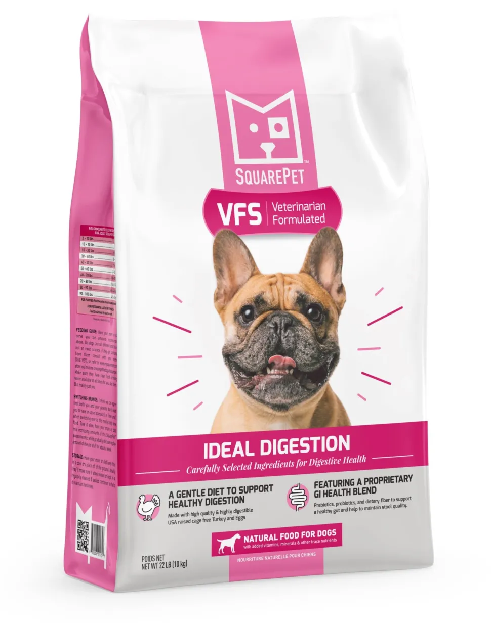 Squarepet VFS Canine Ideal Digestion Formula Dry Dog Food - 22 lb Bag