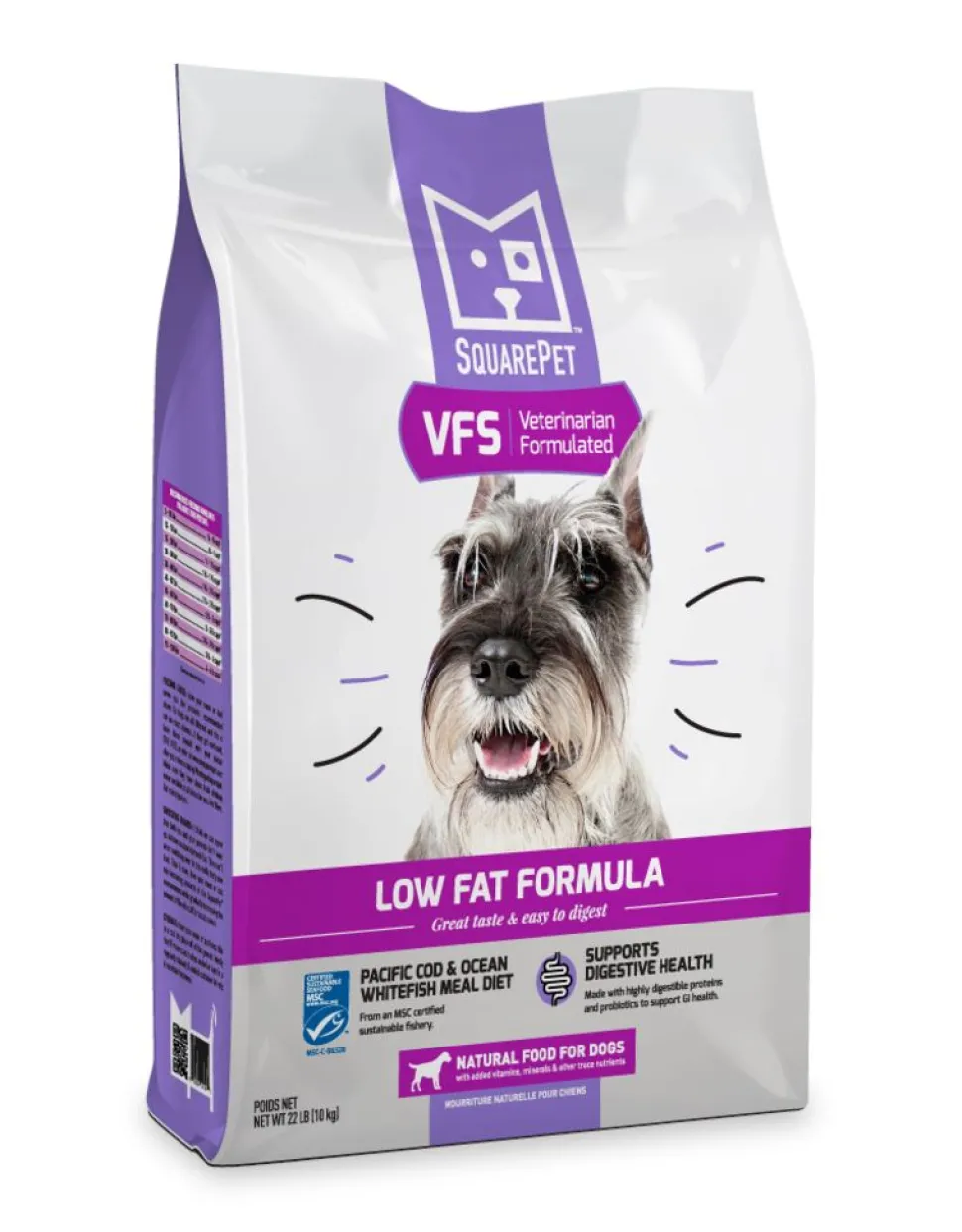 Squarepet VFS Canine Low Fat Formula Dry Dog Food - 22 lb Bag