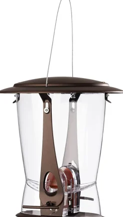 Squirrel-X X2 Squirrel Resistant Tubed Wild Bird Feeder - Brushed Copper - 4 Lbs Cap