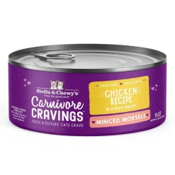 Stella & Chewy's Carnivore Cravings Minced Morsals Chicken Canned Cat Food - 5.2 Oz - Case of 24