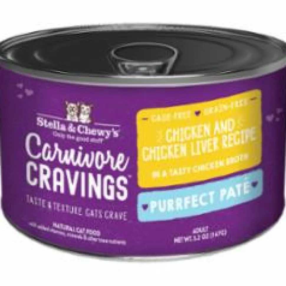 Stella & Chewy's Carnivore Cravings Pate Chicken Liver Canned Cat Food - 5.2 Oz - Case of 24