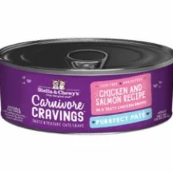 Stella & Chewy's Carnivore Cravings Pate Chicken and Salmon Canned Cat Food - 2.8 Oz - Case of 24