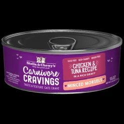 Stella & Chewy's Carnivore Cravings Minced Morsals Chicken and Tuna Canned Cat Food - Case of 24