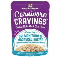 Stella & Chewy's Carnivore Cravings Salmon and Tuna Wet Cat Food - 2.8 Oz - Case of 24