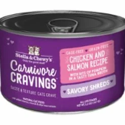 Stella & Chewy's Carnivore Cravings Shredded Chicken Salmon Canned Cat Food - 5.2 Oz - Case of 24