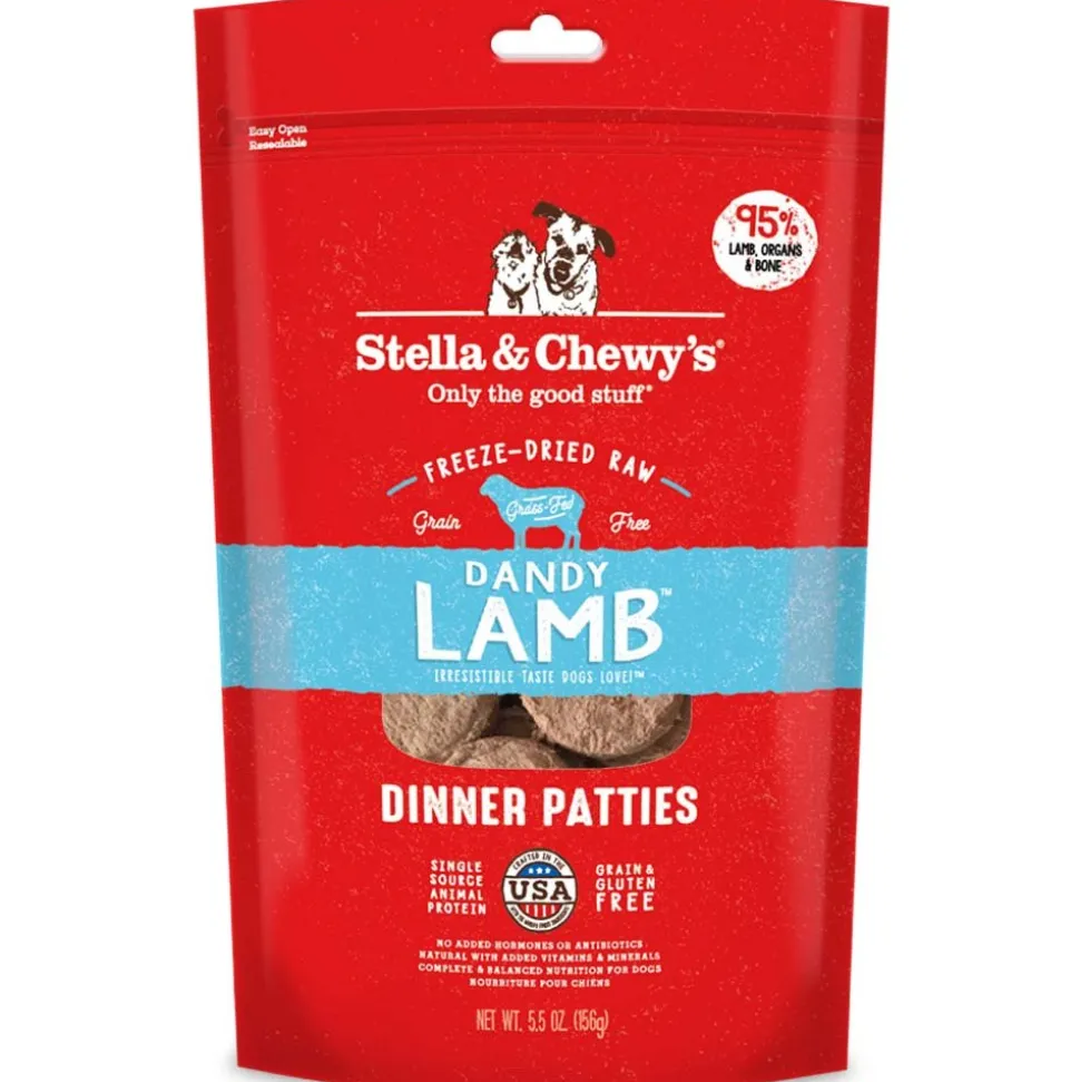 Stella & Chewy's Dinner Patties Lamb Freeze-Dried Dog Food - 5.5 Oz