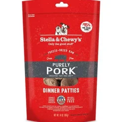Stella & Chewy's Dinner Patties Pork Freeze-Dried Dog Food - 14 Oz
