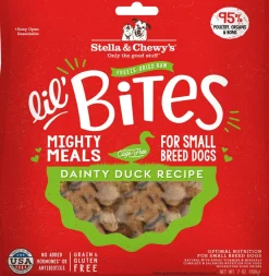 Stella & Chewy's Lil' Bites Dainty Duck Freeze-Dried Dog Food - 7 Oz