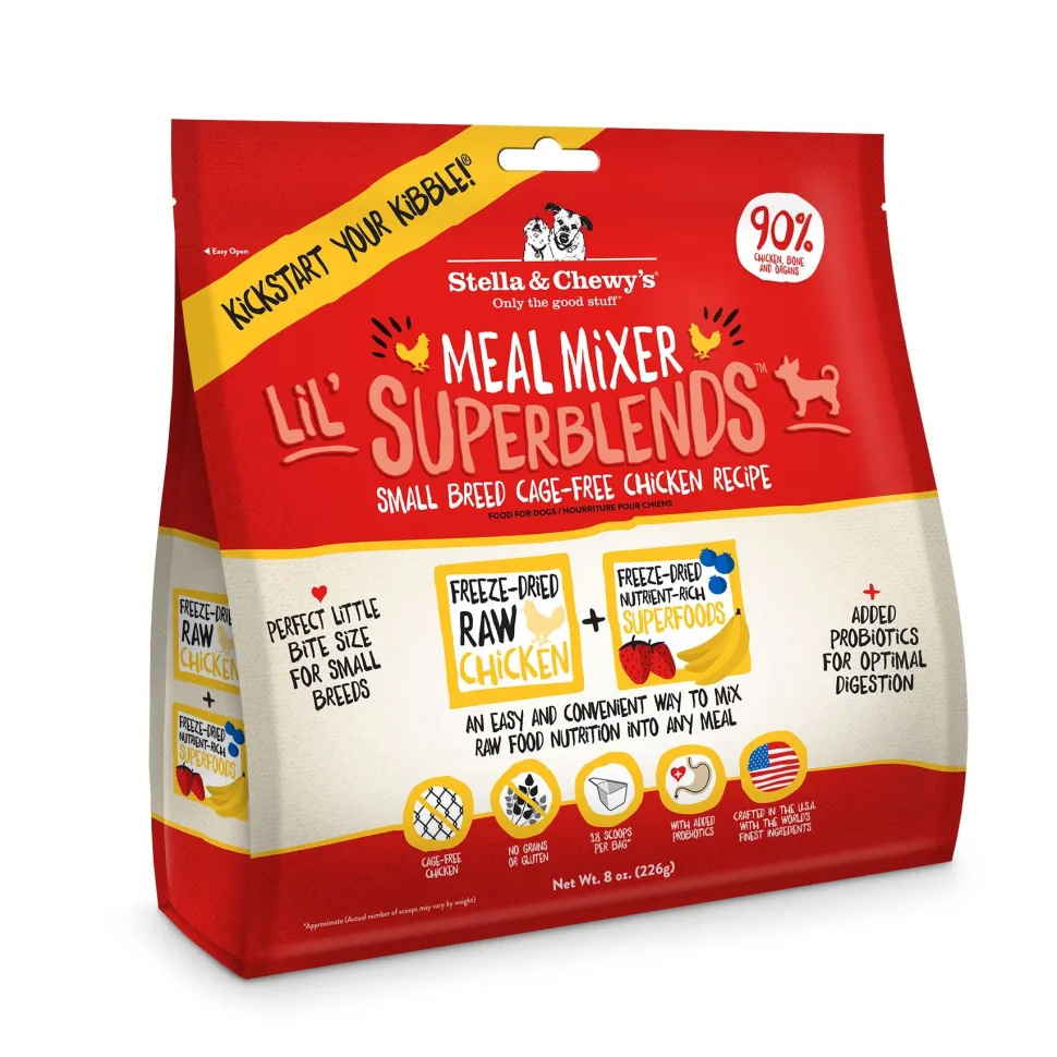 Stella & Chewy's Lil' Small Breed Mixer Chicken Freeze-Dried Dog Food - 8 Oz