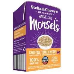 Stella & Chewy's Marvelous Morsels Turkey Canned Cat Food - 5.5 Oz - Case of 12