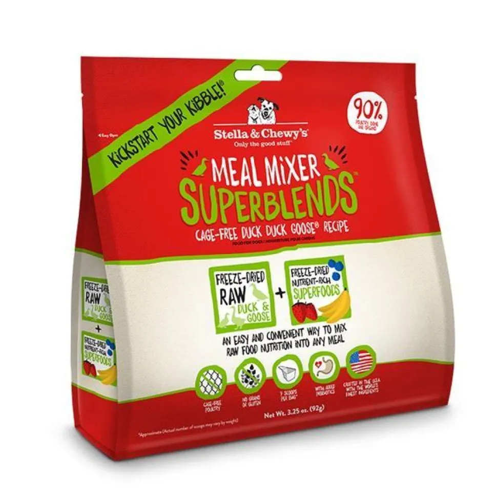 Stella & Chewy's Mixers Duck Goose Freeze-Dried Dog Food - 18 Oz