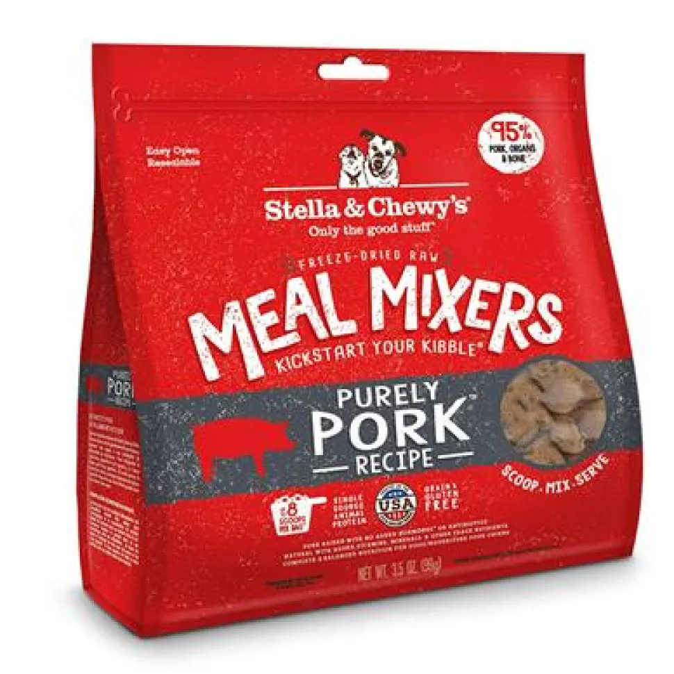 Stella & Chewy's Mixers Pork Freeze-Dried Dog Food - 18 Oz