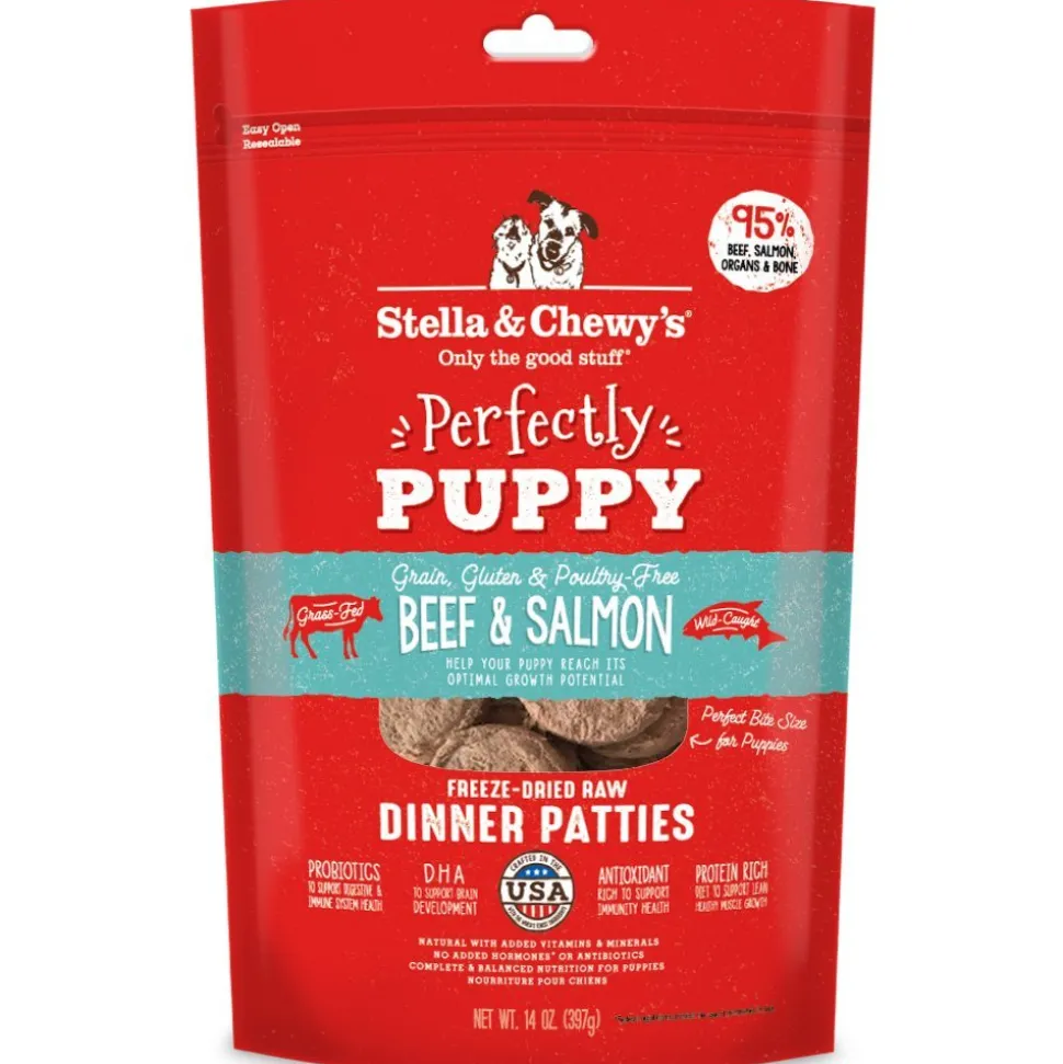 Stella & Chewy's Puppy Beef and Salmon Freeze-Dried Dog Food - 14 Oz