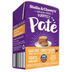 Stella & Chewy's Purrrfect Pate Turkey Canned Cat Food - 5.5 Oz - Case of 12