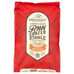 Stella & Chewy's Raw Coated Beef Dry Dog Food - 22 lbs
