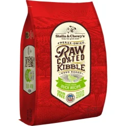 Stella & Chewy's Raw Coated Duck Dry Dog Food - 22 lbs