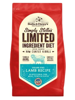 Stella & Chewy's Simple Limited Ingredient Diet Lamb Dry Dog Food - 22 lbs
