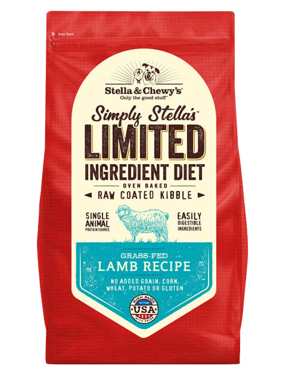 Stella & Chewy's Simple Limited Ingredient Diet Lamb Dry Dog Food - 22 lbs