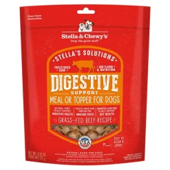 Stella & Chewy's Stella's Solutions Digestive Boost Beef Recipe Freeze-Dried Dog Food or Topper - 4.25 Oz
