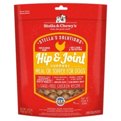 Stella & Chewy's Stella's Solutions Hip and Joint Boost Chicken Freeze-Dried Dog Food or Topper - 4.25 Oz
