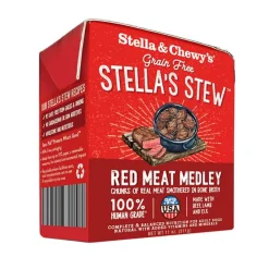 Stella & Chewy's Stew Red Meat Medley Canned Dog Food - 11 Oz - Case of 12