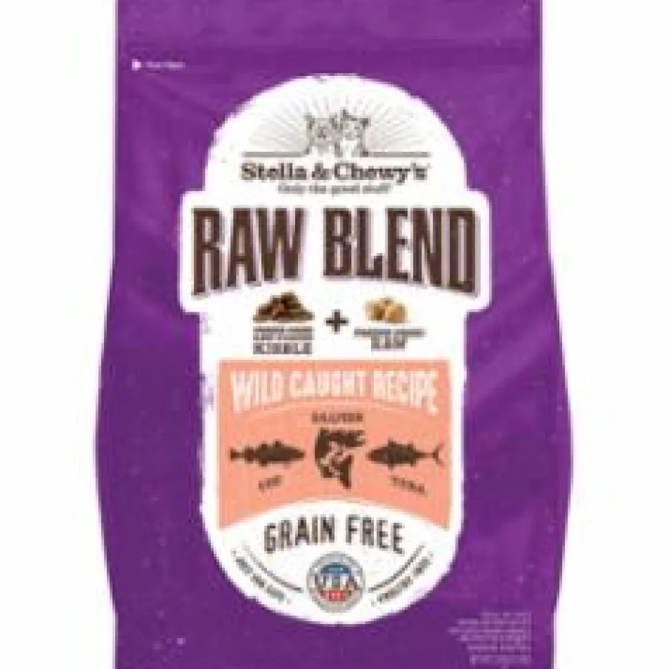 Stella & Chewy's Wild Caught Raw Cat Blend Dry Cat Food- 5 lbs