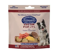 Stewart Bacon Pop-Its Freeze Dried Treats - Bacon/Cheesebur - 2.8 Oz