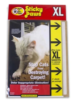 Sticky Paws Carpet Sheets - 5 pk, XL