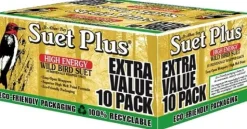 Suet Cakes Plus High Energy Extra Value Pack Wild Bird Food - High Energy - 10 Pack