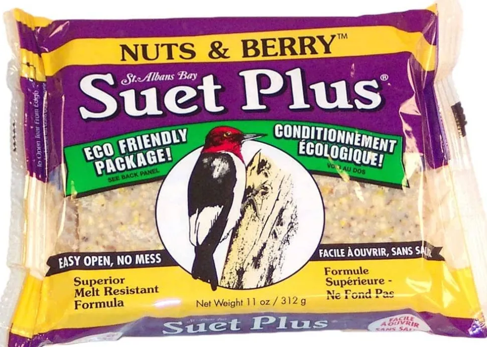Suet Cakes Plus Nuts & Berry Blend Suet Cakes Wild Bird Food - Nuts/Berry - 11 Oz