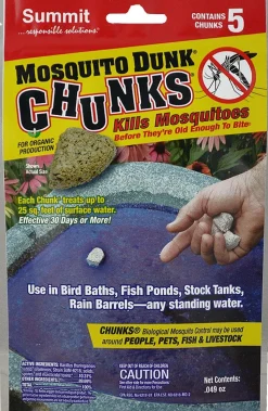 Summit Summit Mosquito Dunk Chunks Pond Water Treatment - 5 Count