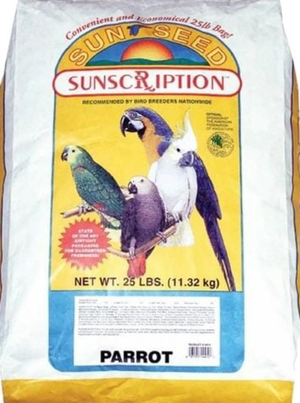 Sunseed Parrot Mix - 25 lb