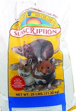 Sunseed SunBasics Hamster & Gerbil Food - 25 lb