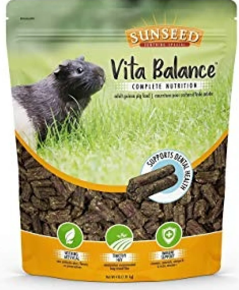 Sunseed Vita Balance Adult Guinea Pig Food - 4 lb - Pack of 6