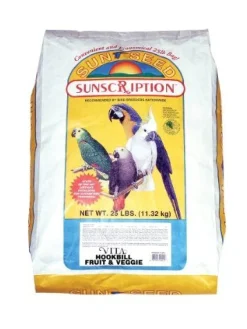 Sunseed Vita Hookbill Fruit & Veggie - 25 lb