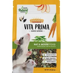 Sunseed Vita Prima - Rat & Mouse Food - 4 lb - Pack of 6