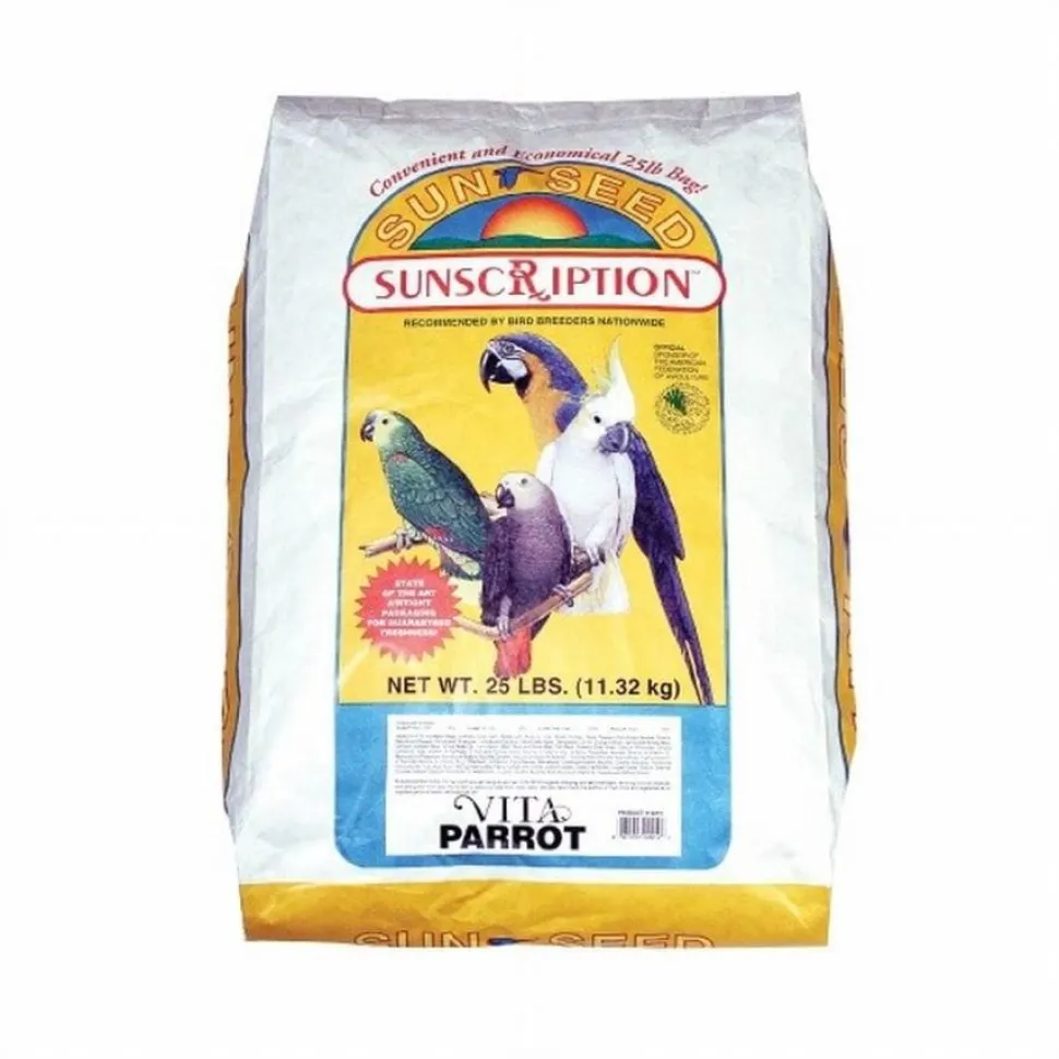 Sunseed Vita Sunscription Parrot Diet - 25 lb