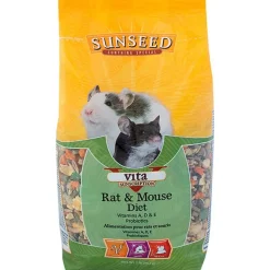 Sunseed Vita Sunscription Rat & Mouse Diet - 2 lb - Pack of 6