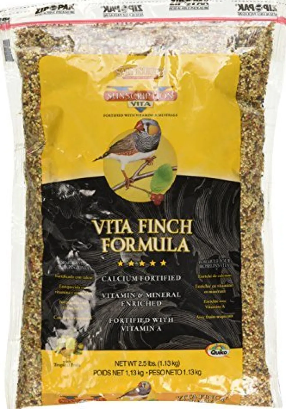 Sunseed Vita Sunscription Finch Diet - 2.5 lb - Pack of 6