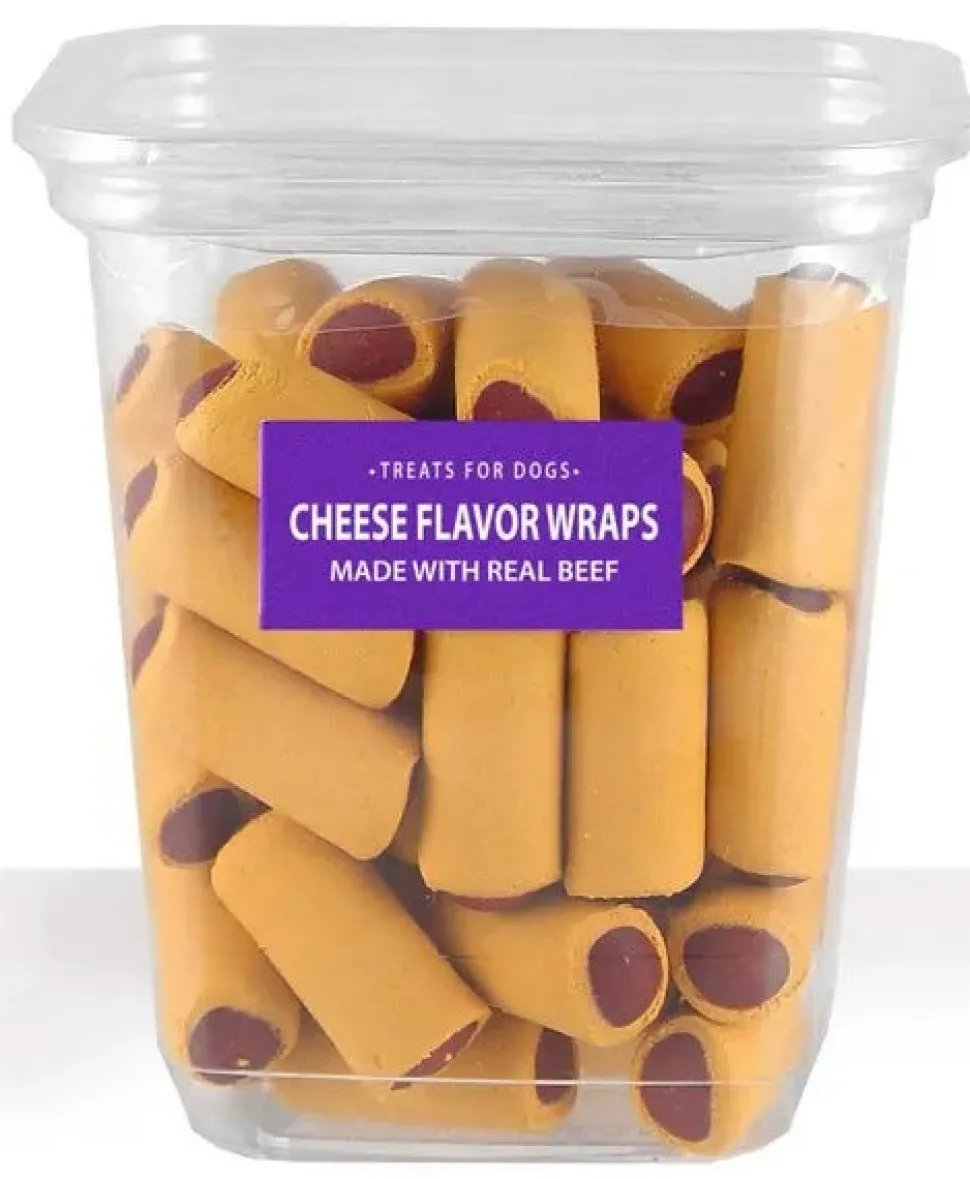 Sunshine Mills Cheese Wraps Natural Dog Treats - 12 lb Bag