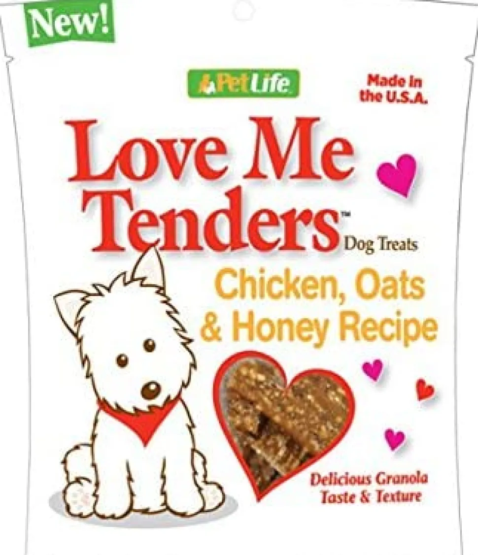 Sunshine Mills Love Me Tenders Chk/Oat/Honey Natural Dog Treats - 25 oz - Case of 6
