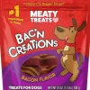Sunshine Mills Meaty Treats Bacon Creations Baked Dog Treats - 25 oz - Case of 6