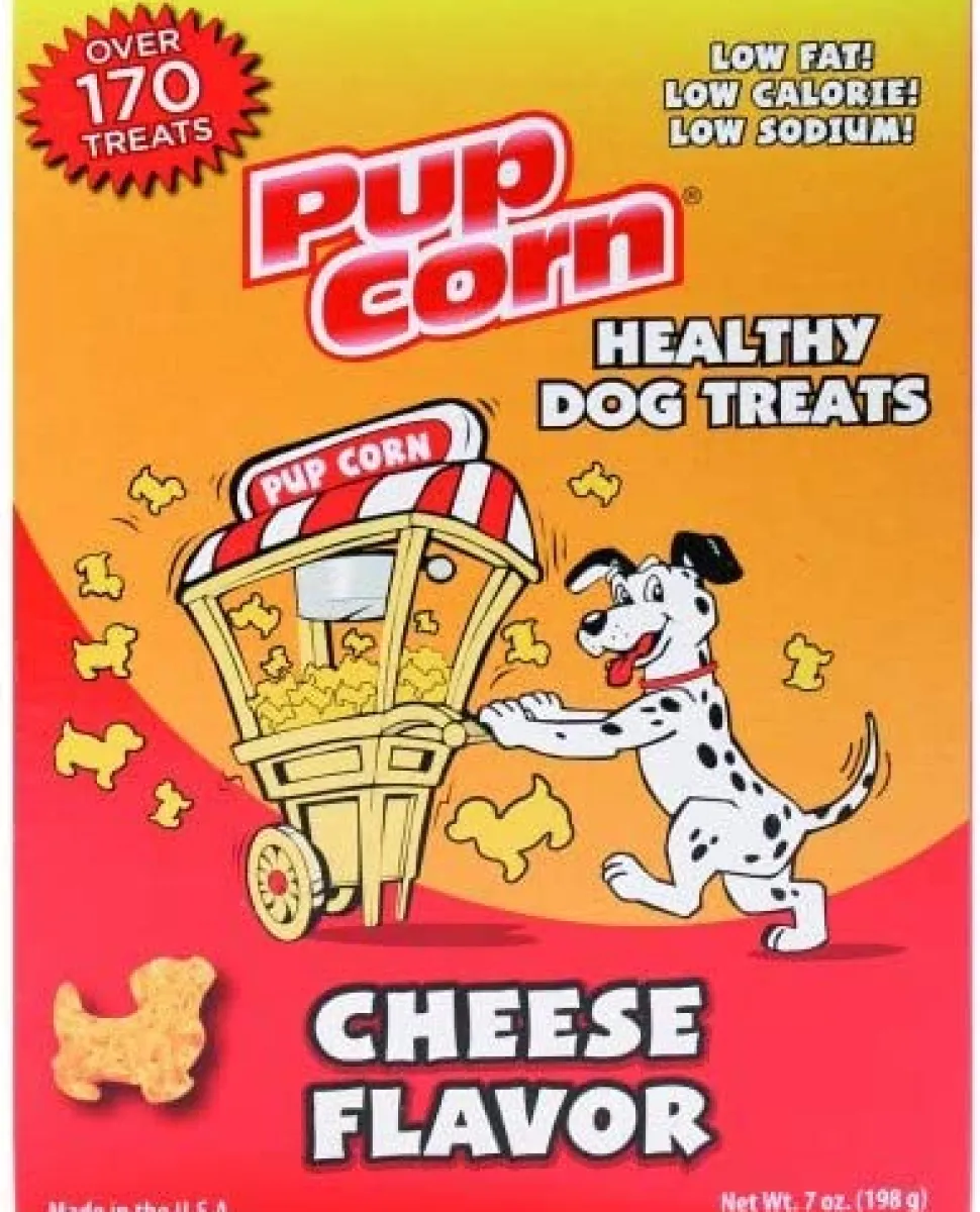 Sunshine Mills Pupcorn Cheese Natural Dog Treats - 2 oz - Case of 4