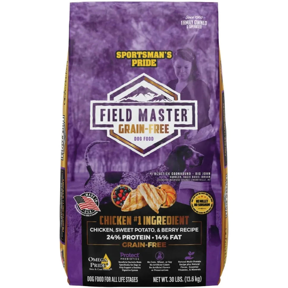 Sunshine Mills Sportsman's Pride Field Master Grain-Free Beef & Vegetable Dog Dry Dog Food - 30 Lbs