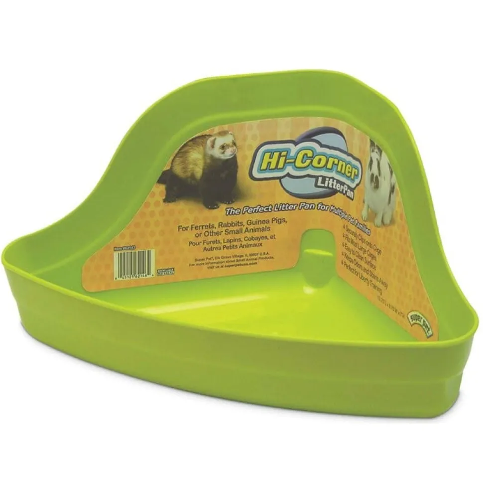 Super Pet Hi-Corner Litter Pan - Regular - Assorted