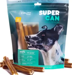 Supercan Bully Springs Natural Dog Chews - 4-6 Inch - 25 Count