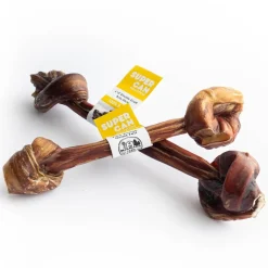 Supercan Double Knot Dog Bully Stick - 6-8 Inch - 25 Count