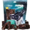 Supercan Pork Braided Gullet Sticks Dog Jerky Treats - 8-10 Inch - 50 Count