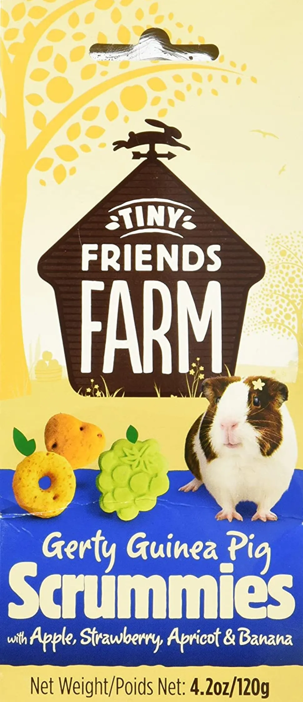 Supreme Pet Foods Tiny Friends Farm Gerty Guinea Pig Scrummies Small Animal Treats - 4.2 oz