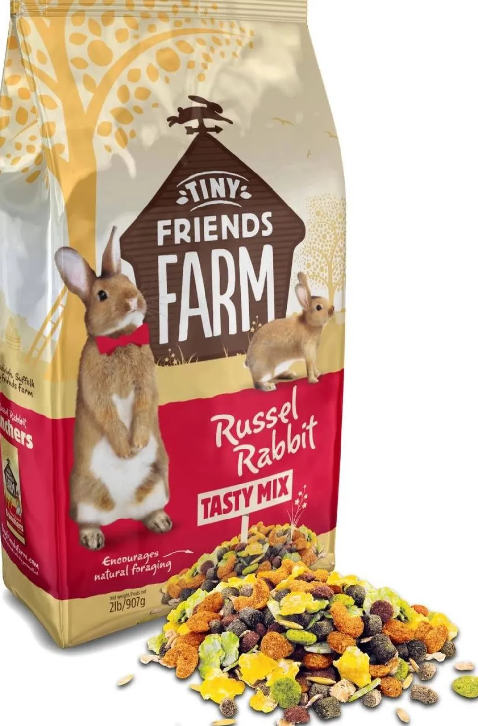 Supreme Pet Foods Tiny Friends Russel Rabbit Small Animal Food - 2 lb Bag